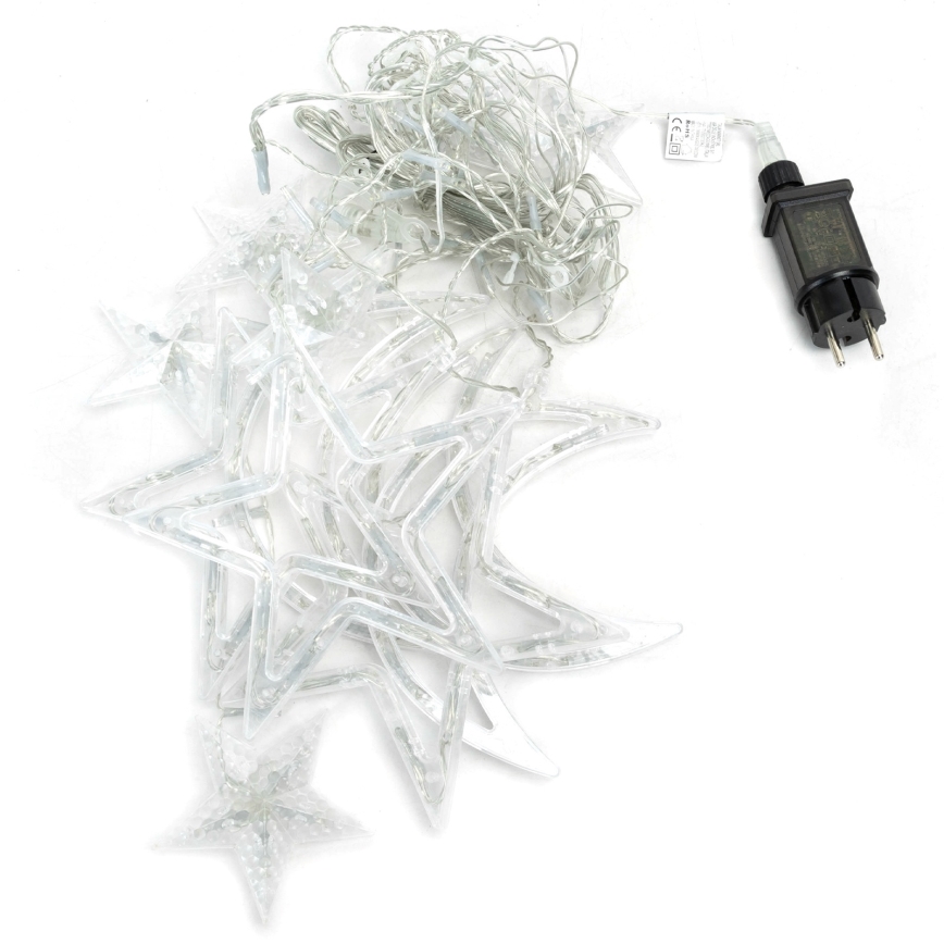 Aigostar - LED vanjski niz 120xLED/6W/230V/8 funkcija 3x0,6m IP44 hladno bijela + daljinski upravljač