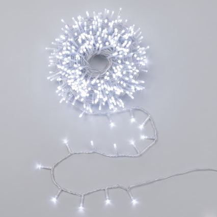 Aigostar - LED Vanjski božićni svjetlosni niz 300xLED/8 funkcija 18m IP44 hladno bijela