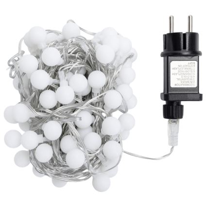 Aigostar - LED vanjski dekorativni niz 100xLED/8 funkcija, 10 m, IP44, topla bijela