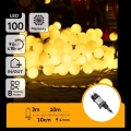 Aigostar - LED vanjski dekorativni niz 100xLED/8 funkcija 10m IP44 topla bijela