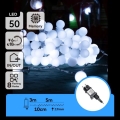 Aigostar - LED vanjski dekorativni niz 50xLED/8 funkcija 5 m IP44 hladno bijela