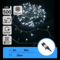 Aigostar - LED vanjski lanac 500x LED / 8 funkcija, 53 m, IP44, hladno bijela