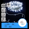 Aigostar - LED vanjski  niz 100xLED/8 funkcija/3xAA 10,3m IP44 hladno bijela