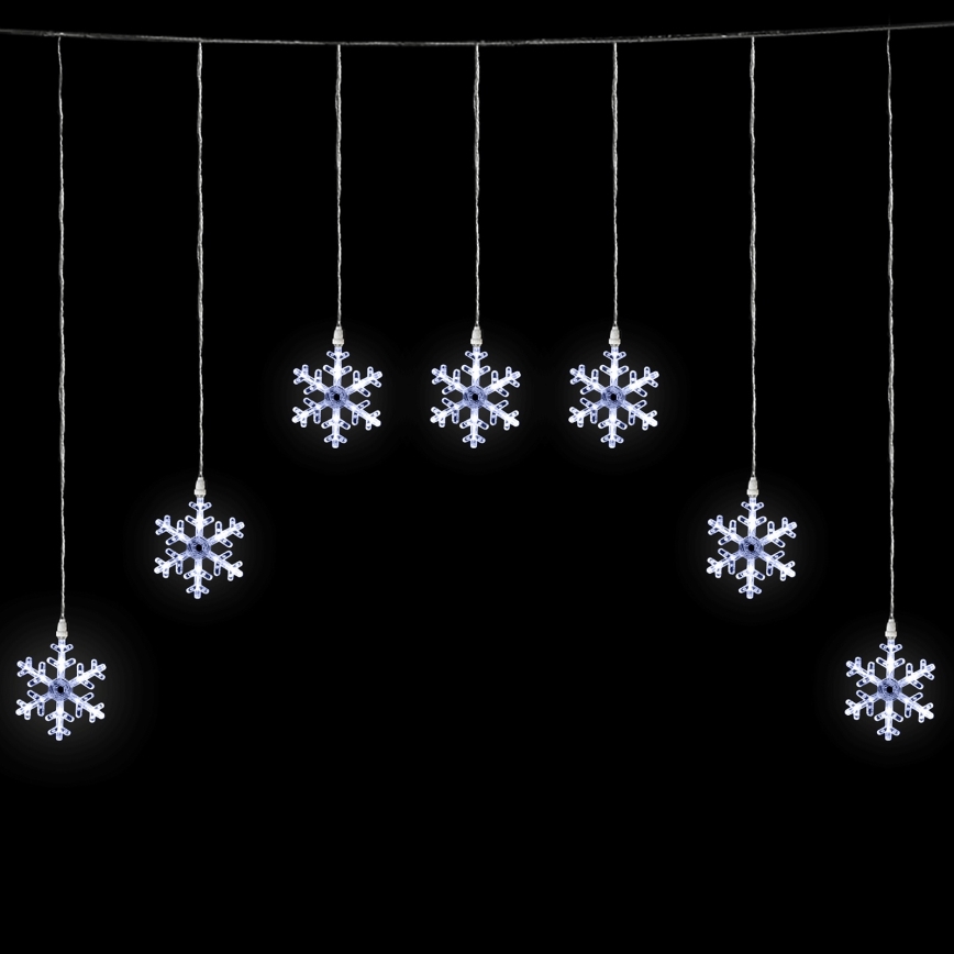 Aigostar - LED Vanjski lanac 84xLED/8 funkcija 1,2x1m IP44 hladno bijela pahuljice