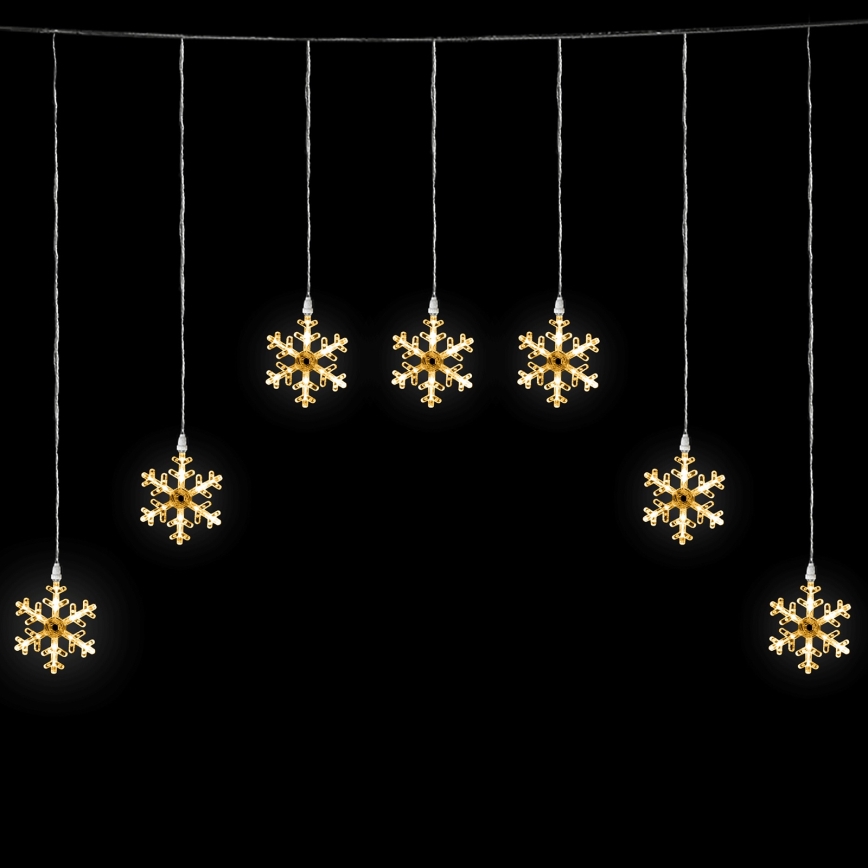 Aigostar - LED vanjski  niz 84xLED/8 funkcija 1,2x1m IP44 topla bijela pahuljice