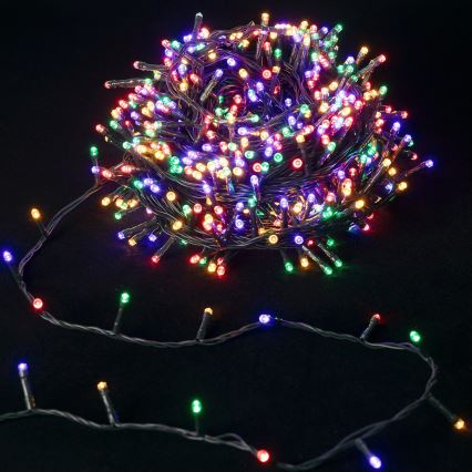 Aigostar - LED vanjski svjetlosni niz 400x LED/8 funkcija 4xAA 20,3 m IP44 višebojan