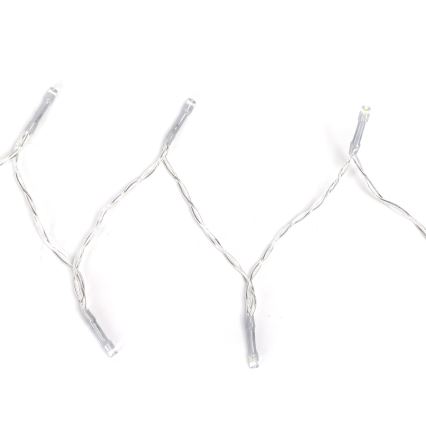 Aigostar - LED vanjski svjetlosni lanac 100 LED/8 funkcija, 3xAA, 10,3 m, IP44, topla bijela
