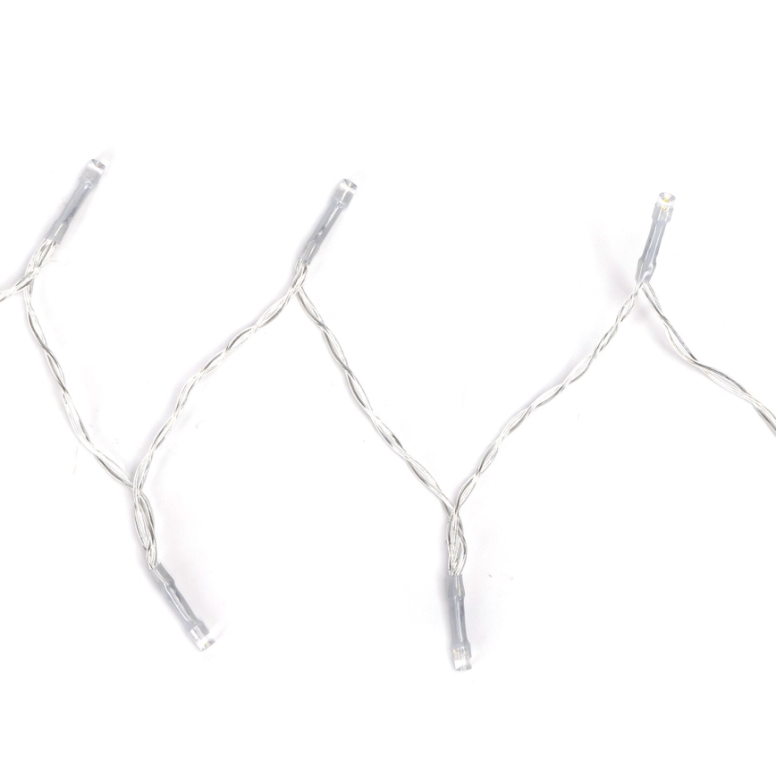 Aigostar - LED vanjski svjetlosni lanac 100 LED/8 funkcija, 3xAA, 10,3 m, IP44, topla bijela