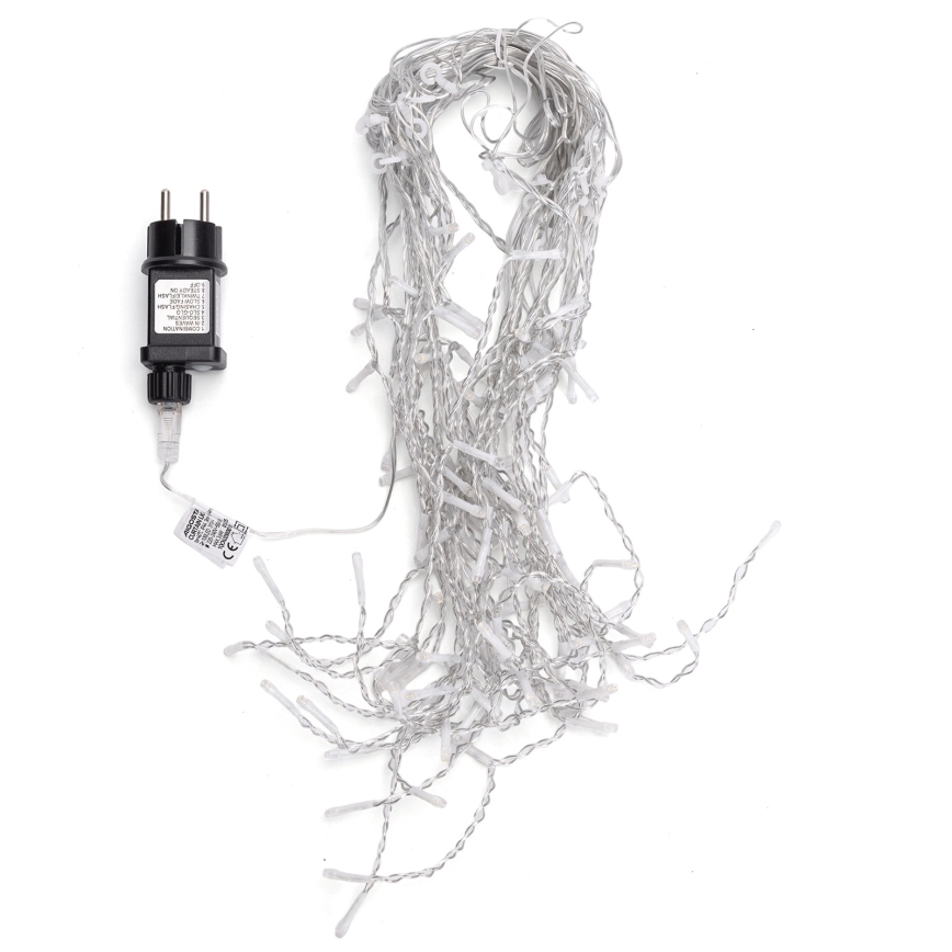 Aigostar - LED vanjski svjetlosni lanac 100xLED/8 funkcija 5x0,4m IP44 topla bijela