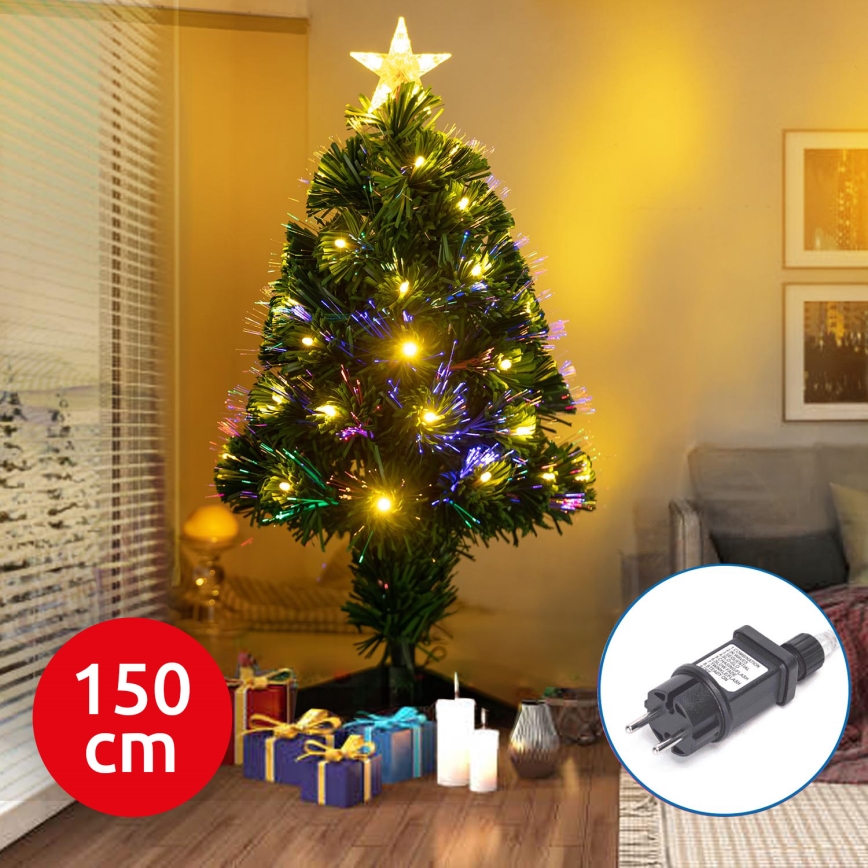 Aigostar - LED Vanjsko božićno drvce LED/6W/230V 150 cm IP44 topla bijela