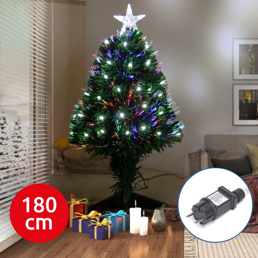 Aigostar - LED Vanjsko božićno drvce LED/6W/230V 180 cm IP44 hladna bijela