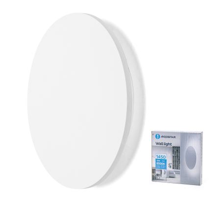 Aigostar - LED zidna svjetiljka LED/12W/230V 6500K 25 cm bijela