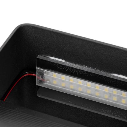 Aigostar - LED Zidna svjetiljka LED/5,5W/230V 10x10 cm crna