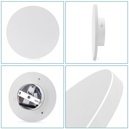 Aigostar - LED Zidna svjetiljka LED/6,5W/230V 6500K 18 cm bijela