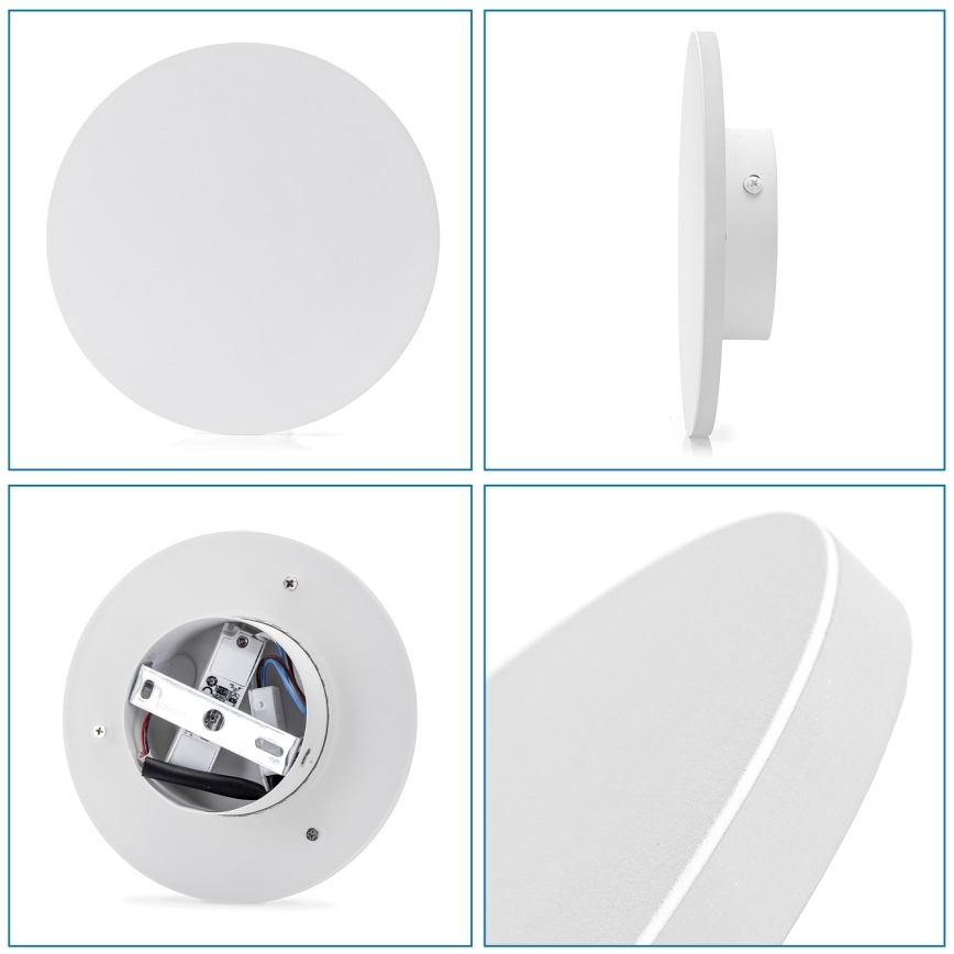 Aigostar - LED Zidna svjetiljka LED/6,5W/230V 6500K 18 cm bijela
