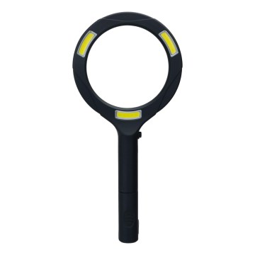 Aigostar - lupa s LED osvjetljenjem/3W/2xAA IP44