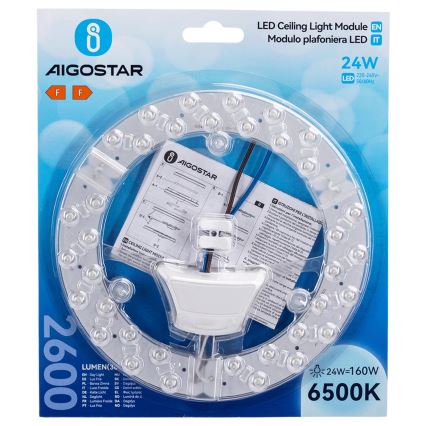 Aigostar - Magnetski LED modul 24W/230V 6500K