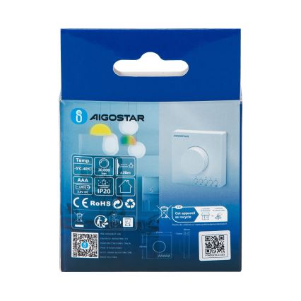 Aigostar - Mrežni regulator svjetla s gumbom
