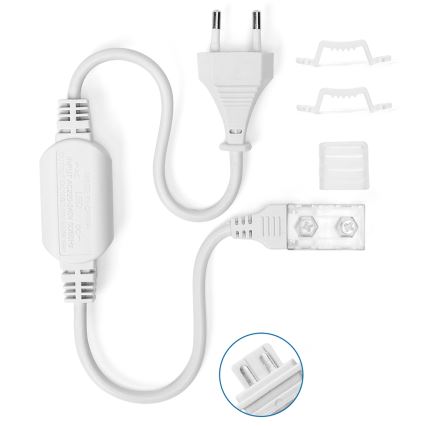 Aigostar - Napajanje za LED trake 10 mm 600W/230V bijelo