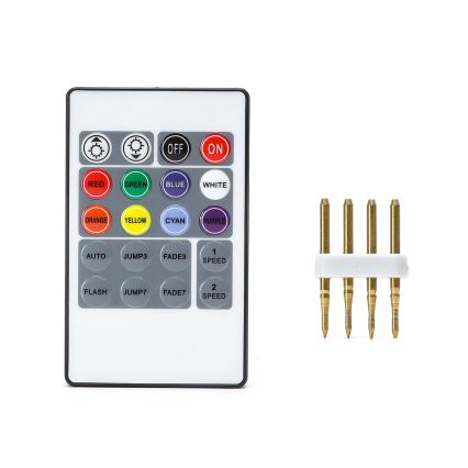 Aigostar - Napojni kabel za LED RGB traku 600W/230V s daljinskim upravljačem