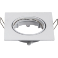 Aigostar - Okvir za ugradnu svjetiljku GU10 8,2x8,2 cm bijeli