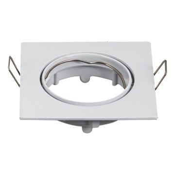 Aigostar - Okvir za ugradnu svjetiljku GU10 8,2x8,2 cm bijeli