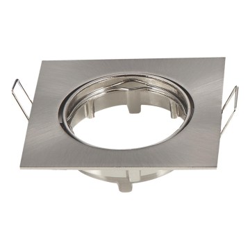 Aigostar - Okvir za ugradnu svjetiljku GU10 8,2x8,2 cm matni krom