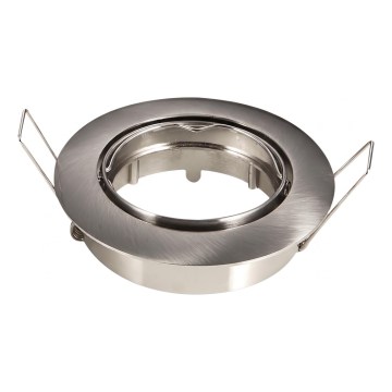 Aigostar - Okvir za ugradnu svjetiljku GU10, promjera 8,2 cm, mat krom