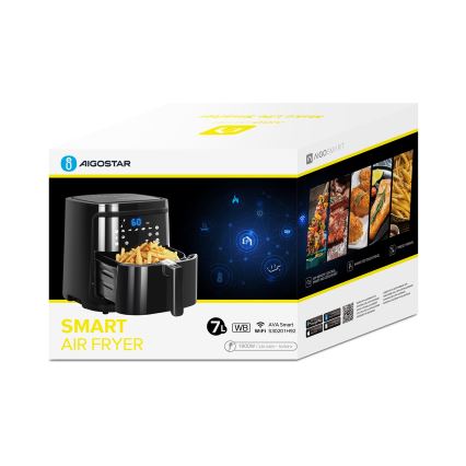 Aigostar - Pametna friteza na vrući zrak 7l 1900W/230V/60min Wi-Fi