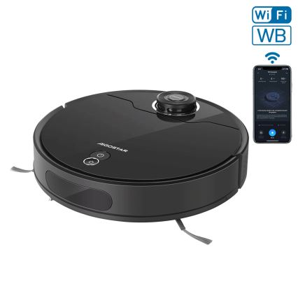 Aigostar - Pametni robotski usisivač 2u1 12W/230V 3300mAh Wi-Fi crna