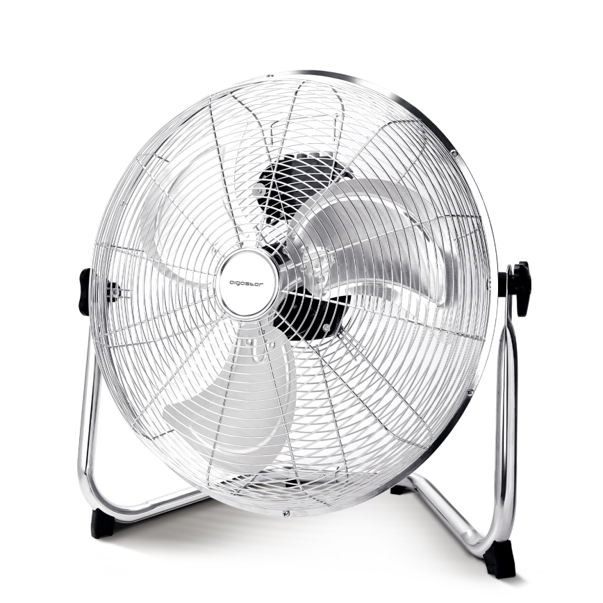 Aigostar - Podni ventilator 100W/230V 51 cm sjajni krom