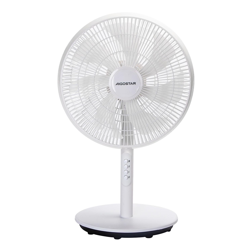Aigostar - Podni ventilator 45W/230V 110 cm bijela