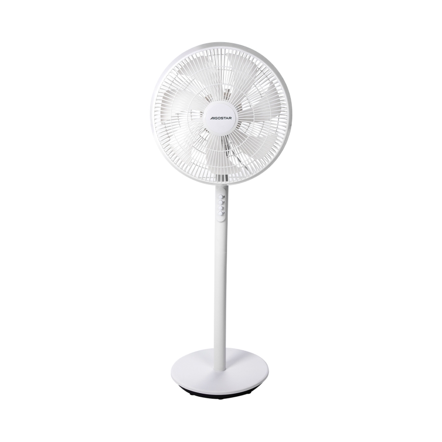 Aigostar - Podni ventilator 45W/230V 110 cm bijela