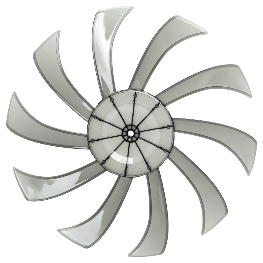 Aigostar - Stajaći ventilator 55W/230V 130 cm crni + daljinsko upravljanje