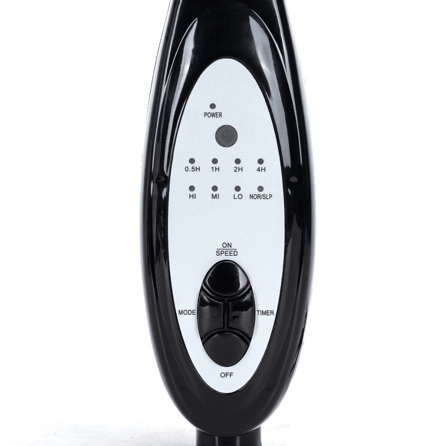 Aigostar - Stajaći ventilator 55W/230V 130 cm crni + daljinsko upravljanje