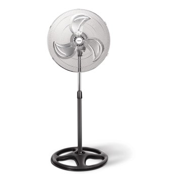 Aigostar - Podni ventilator 55W/230V sjajni krom/crna