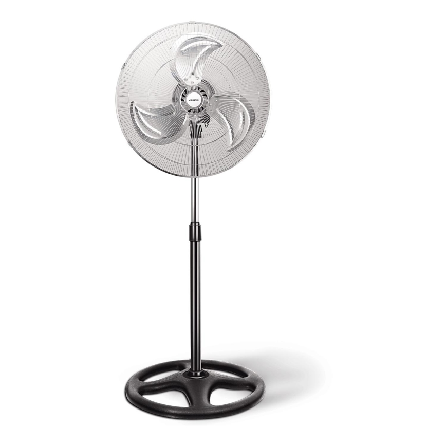 Aigostar - Podni ventilator 55W/230V sjajni krom/crna