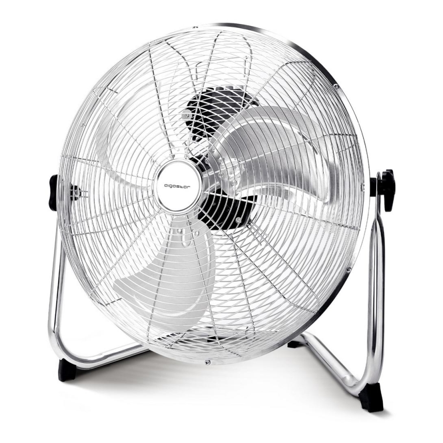 Aigostar - Podni ventilator 60W/230V 44,5 cm sjajni krom