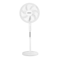 Aigostar - Podni ventilator 60W/230V bijela