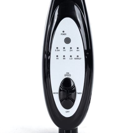Aigostar - Podni ventilator 60W/230V crna + daljinski upravljač