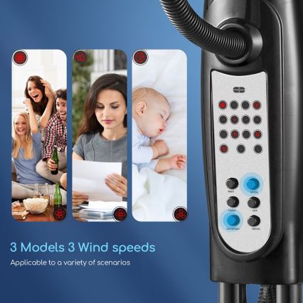 Aigostar - Podni ventilator s raspršivačem vode 75W/230V + DU