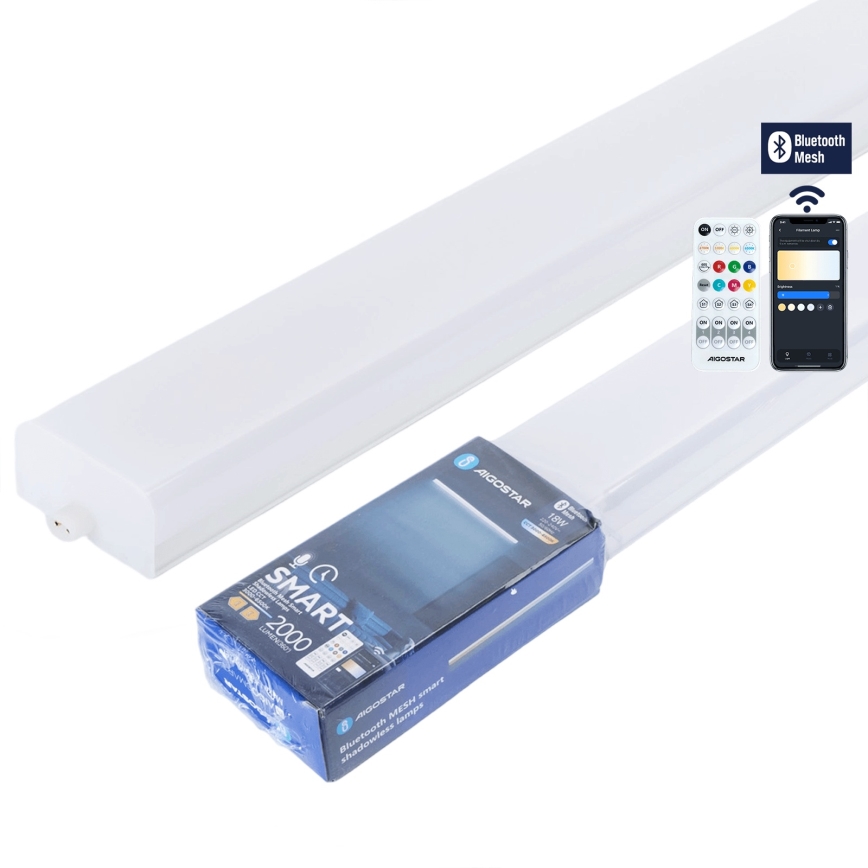 Aigostar - prigušiva LED svjetiljka MESH LED/18W/230V 3000-6500K + daljinski upravljač