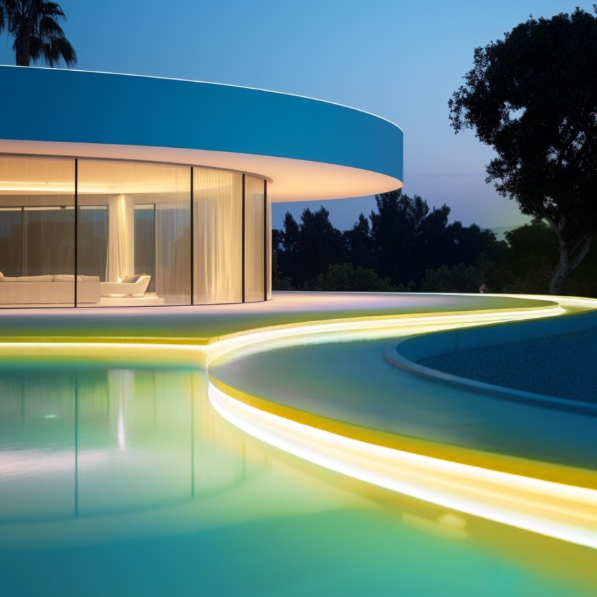 Aigostar - LED podesiva solarna traka LED/20W/3,2V 20 m 2700K IP65 20000 mAh + daljinski upravljač