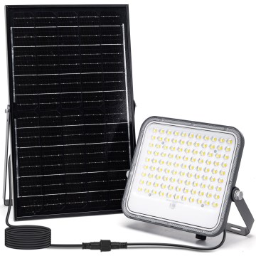 Aigostar - prigušivi LED solarni reflektor LED/150W/3,4V 3000/4000/6500K IP66 12000 mAh + daljinski upravljač