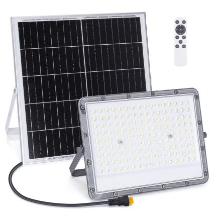 Aigostar - LED solarni reflektor s prigušivanjem LED/200W/3,2V IP65 20000 mAh + daljinski upravljač