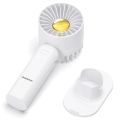 Aigostar - Prijenosni punjivi ventilator 4W/5V 500mAh USB bijeli