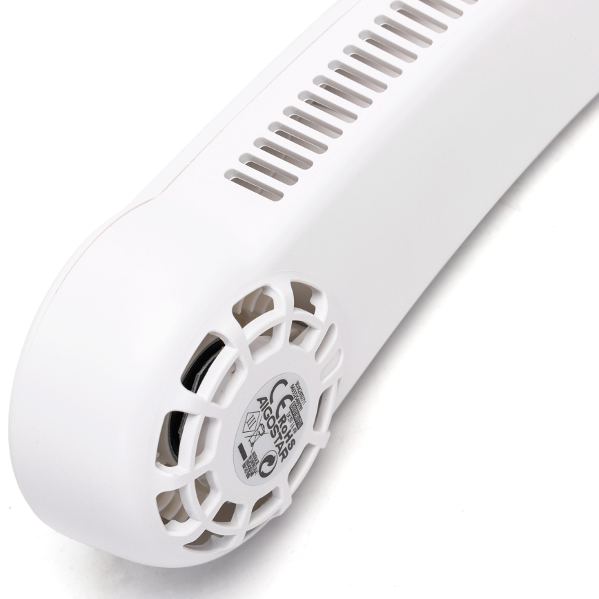 Aigostar - Punjač ventilator za vrat 4W/5V 2000mAh bijela