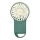 Aigostar - Punjivi džepni ventilator 4W/5V 500mAh USB zelena
