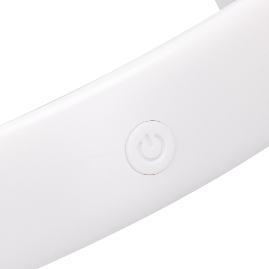 Aigostar - Punjivi ventilator za vrat 4W/5V 2000mAh bijela