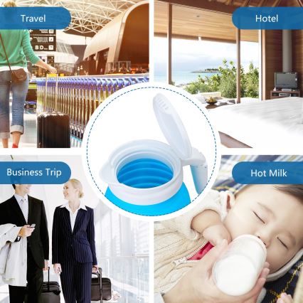 Aigostar - Putni kuhalo za vodu 600ml 1000W/230V